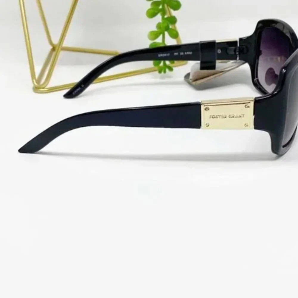 Foster Grant Sunglasses Black Frame NEW - Picture 5 of 11